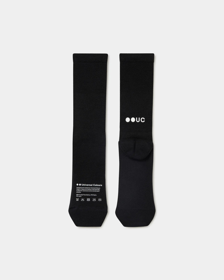 Universal Colours Winter Socks Radsocken Black