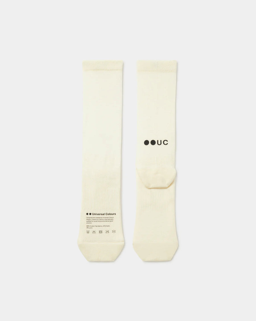 Universal Colours Winter Socks Radsocken Off-White