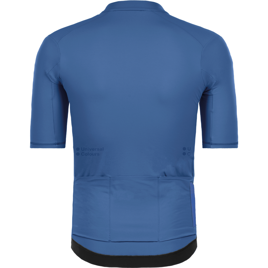 Universal Colours Mono Men’s Thermal Short Sleeve Jersey Radtrikot French Blue