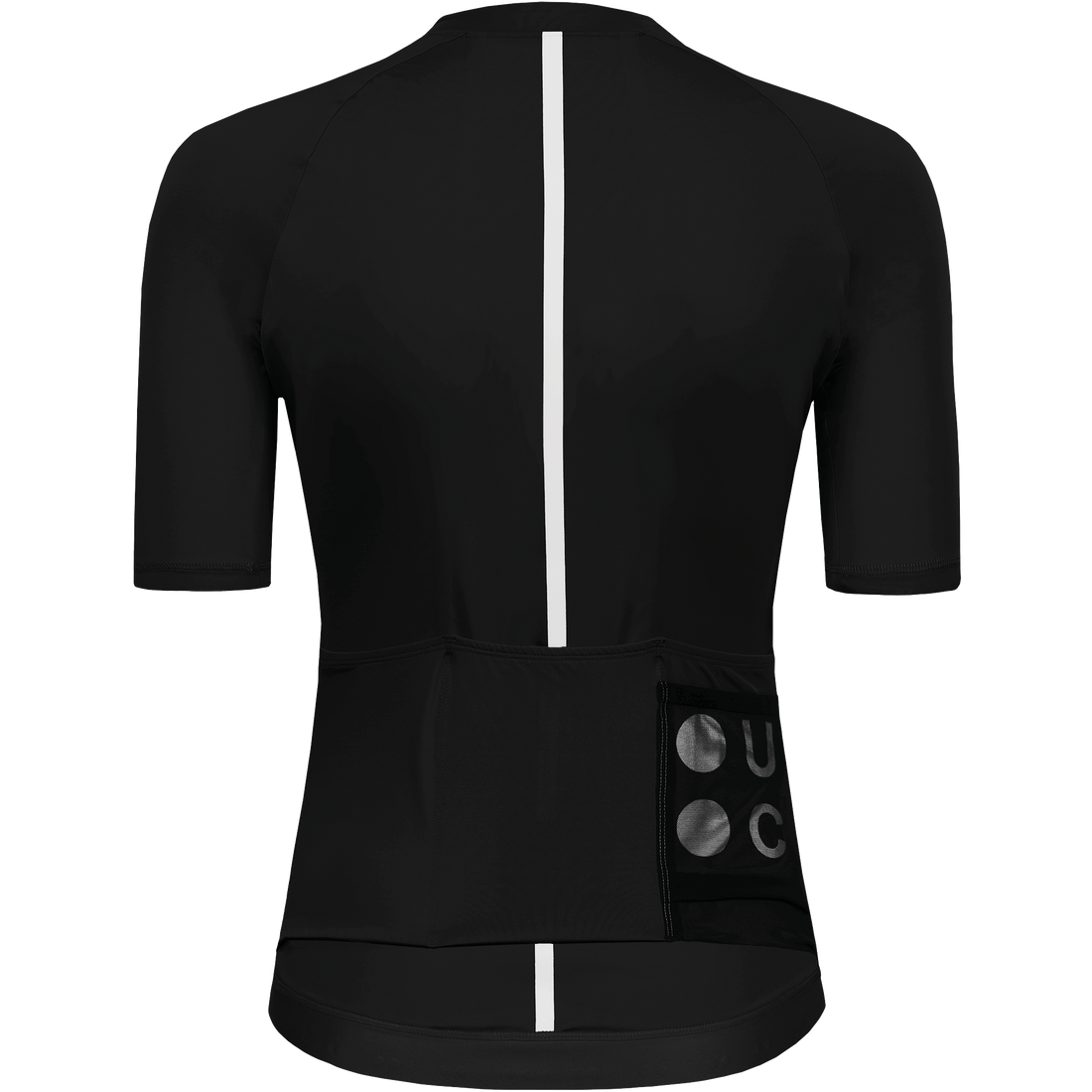 Universal Colours Mono Women's Short Sleeve Jersey Radtrikot Black