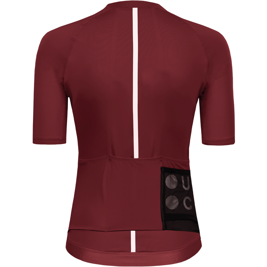 Universal Colours Mono Women's Short Sleeve Jersey Radtrikot Hampton Red