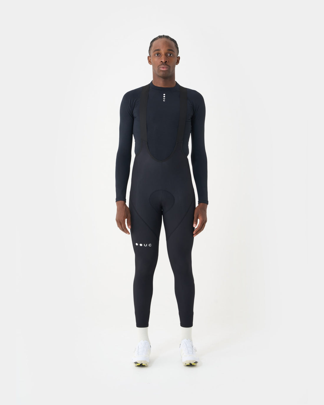Universal Colors Mono Men's Bib Tight pantalon de vélo d'hiver Noir