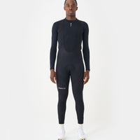 Universal Colors Mono Men's Bib Tight pantalon de vélo d'hiver Noir