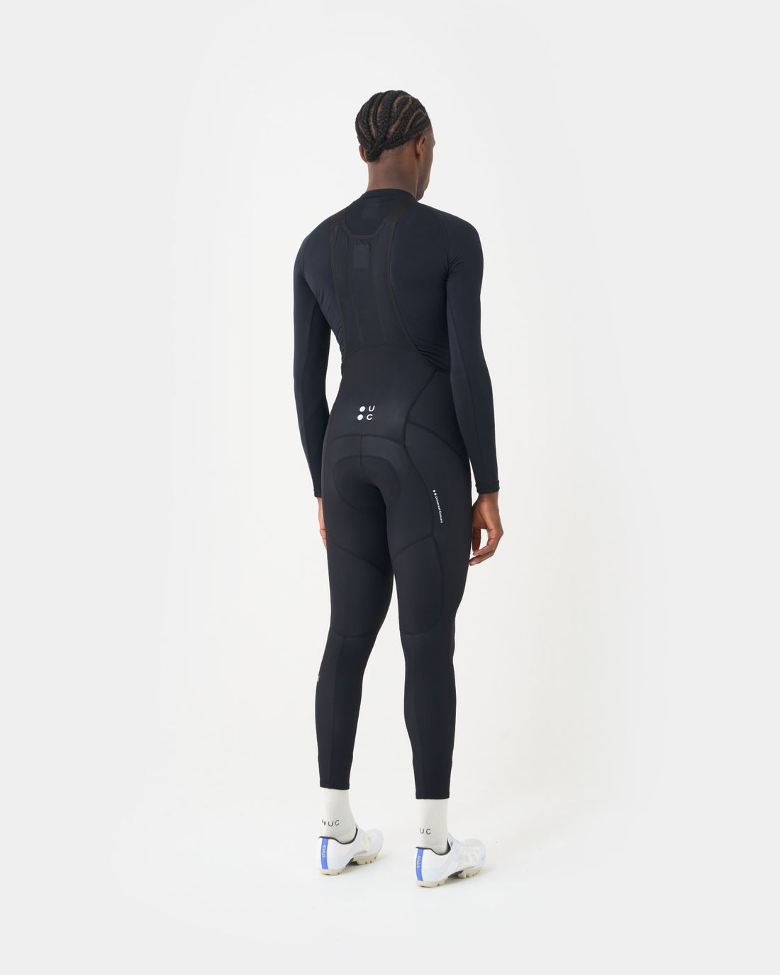 Universal Colors Mono Men's Bib Tight pantalon de vélo d'hiver Noir