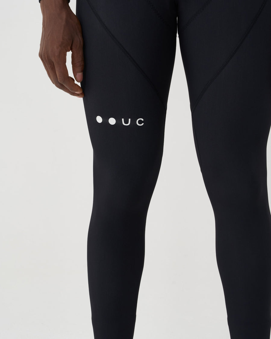 Universal Colors Mono Men's Bib Tight pantalon de vélo d'hiver Noir