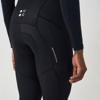Universal Colors Mono Men's Bib Tight pantalon de vélo d'hiver Noir