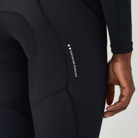 Universal Colors Mono Men's Bib Tight pantalon de vélo d'hiver Noir