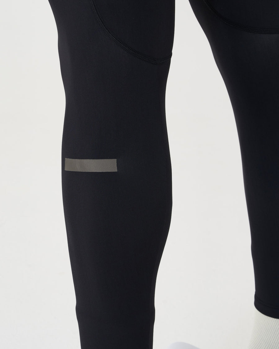 Universal Colors Mono Men's Bib Tight pantalon de vélo d'hiver Noir