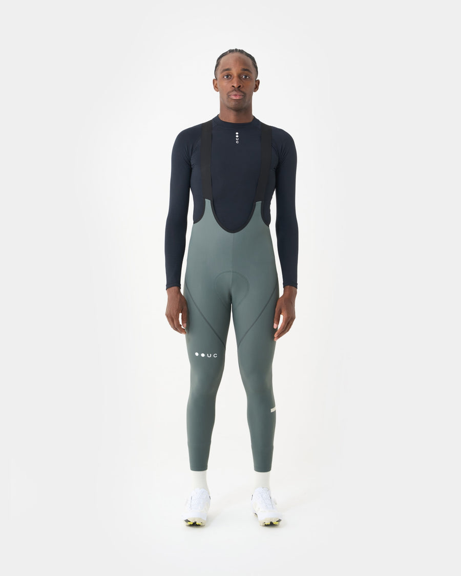 Universal Colors Mono Men's Bib Tight pantalon de vélo d'hiver Noir