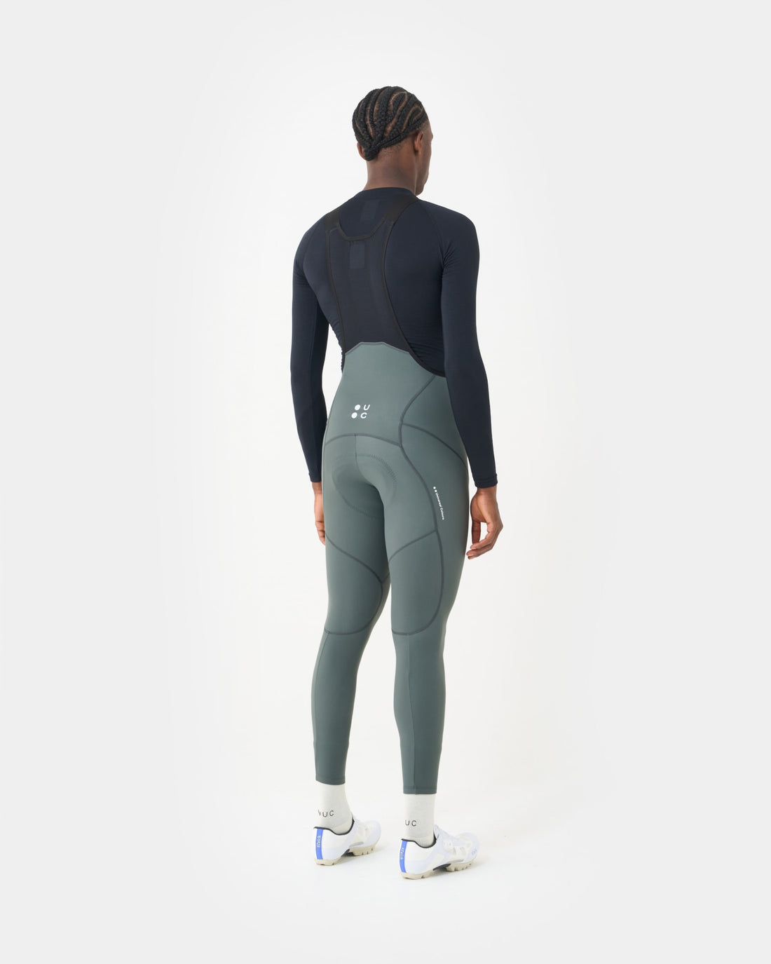 Universal Colors Mono Men's Bib Tight pantalon de vélo d'hiver Noir