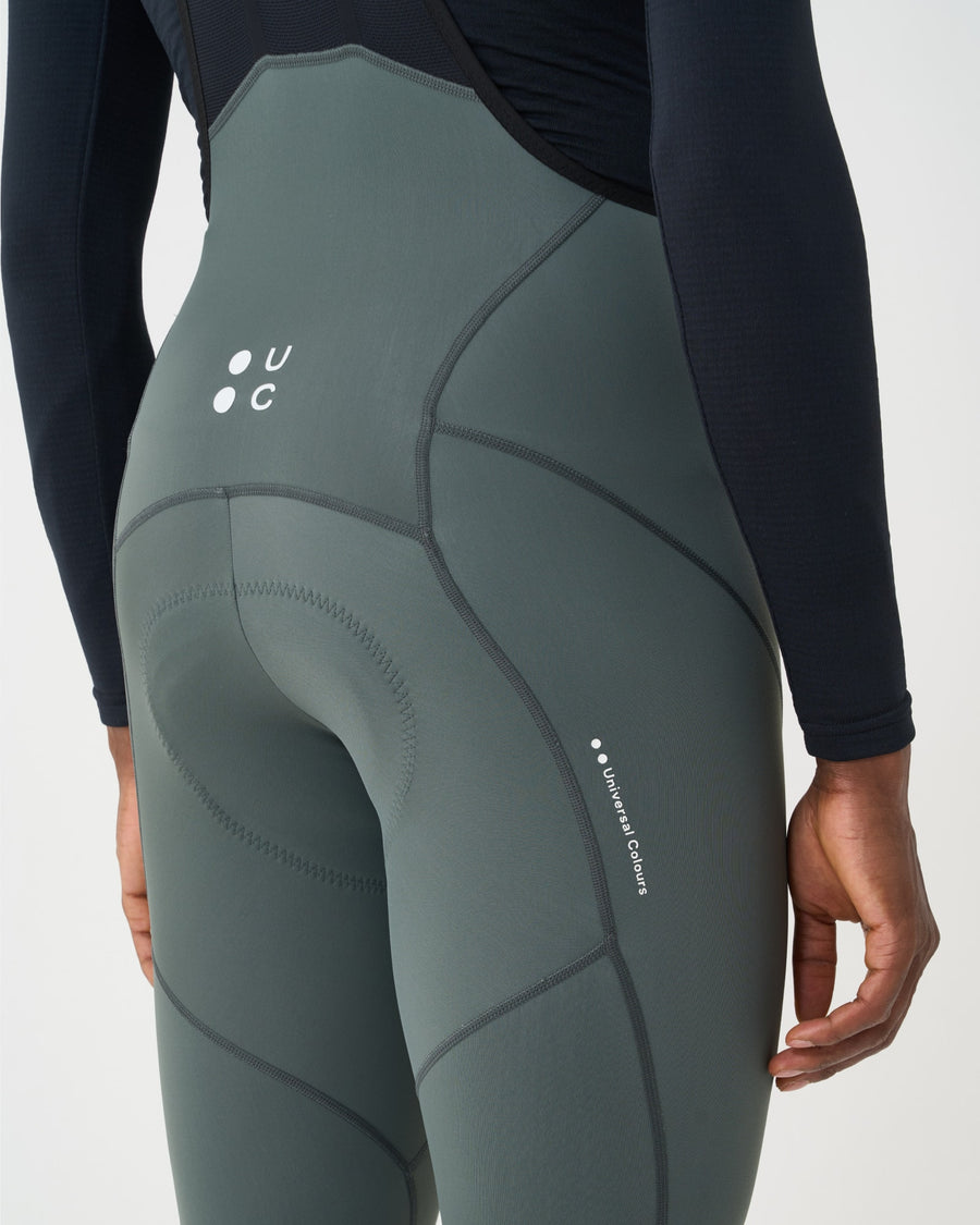 Universal Colors Mono Men's Bib Tight pantalon de vélo d'hiver Noir