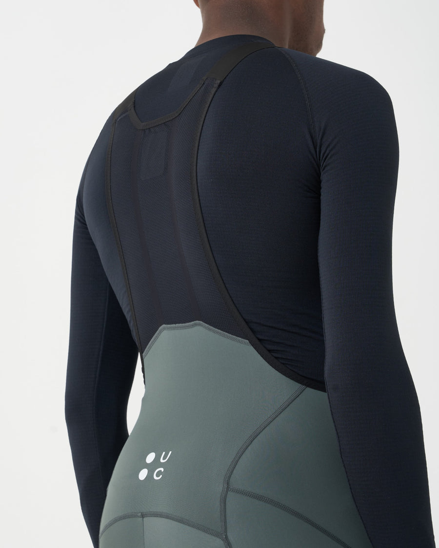Universal Colors Mono Men's Bib Tight pantalon de vélo d'hiver Noir
