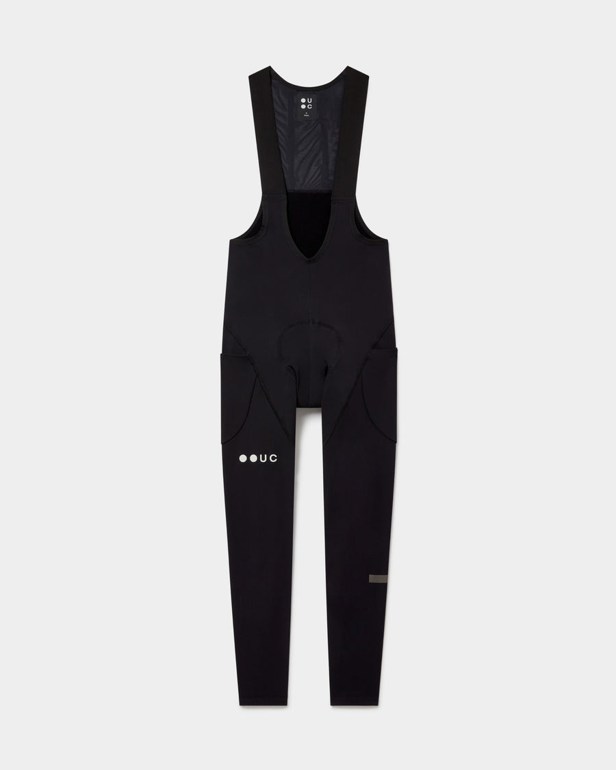 Universal Colours Mono Cargo Men's Bib Tight Winter-Radhose Black