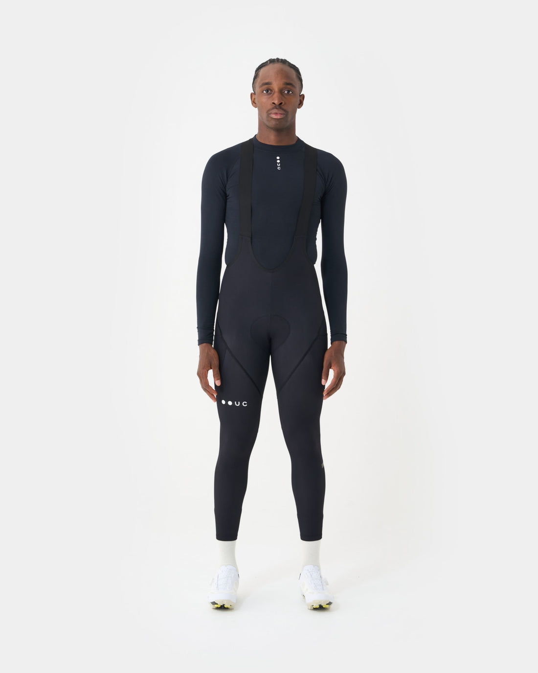 Universal Colours Mono Cargo Men's Bib Tight Winter-Radhose Black