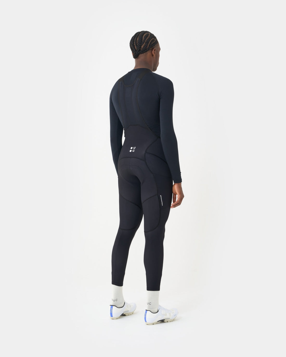 Universal Colours Mono Cargo Men's Bib Tight Winter-Radhose Black