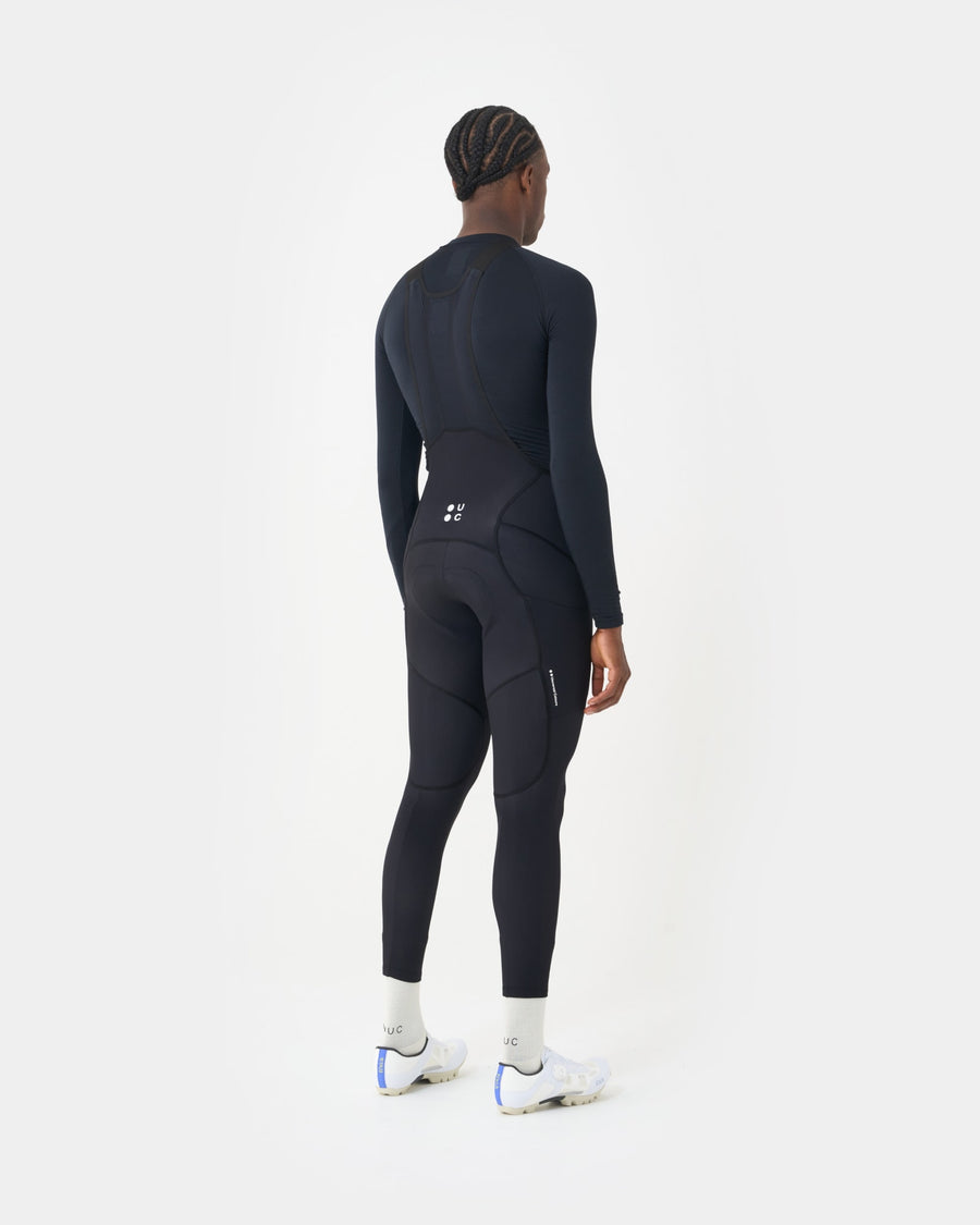 Universal Colours Mono Cargo Men's Bib Tight Winter-Radhose Black