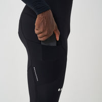 Universal Colours Mono Cargo Men's Bib Tight Winter-Radhose Black