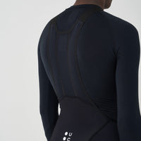 Universal Colours Mono Cargo Men's Bib Tight Winter-Radhose Black