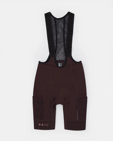 Universal Colours Mono Cargo Men's Bib Shorts 2.0 Radhose Heavy Bark Brown