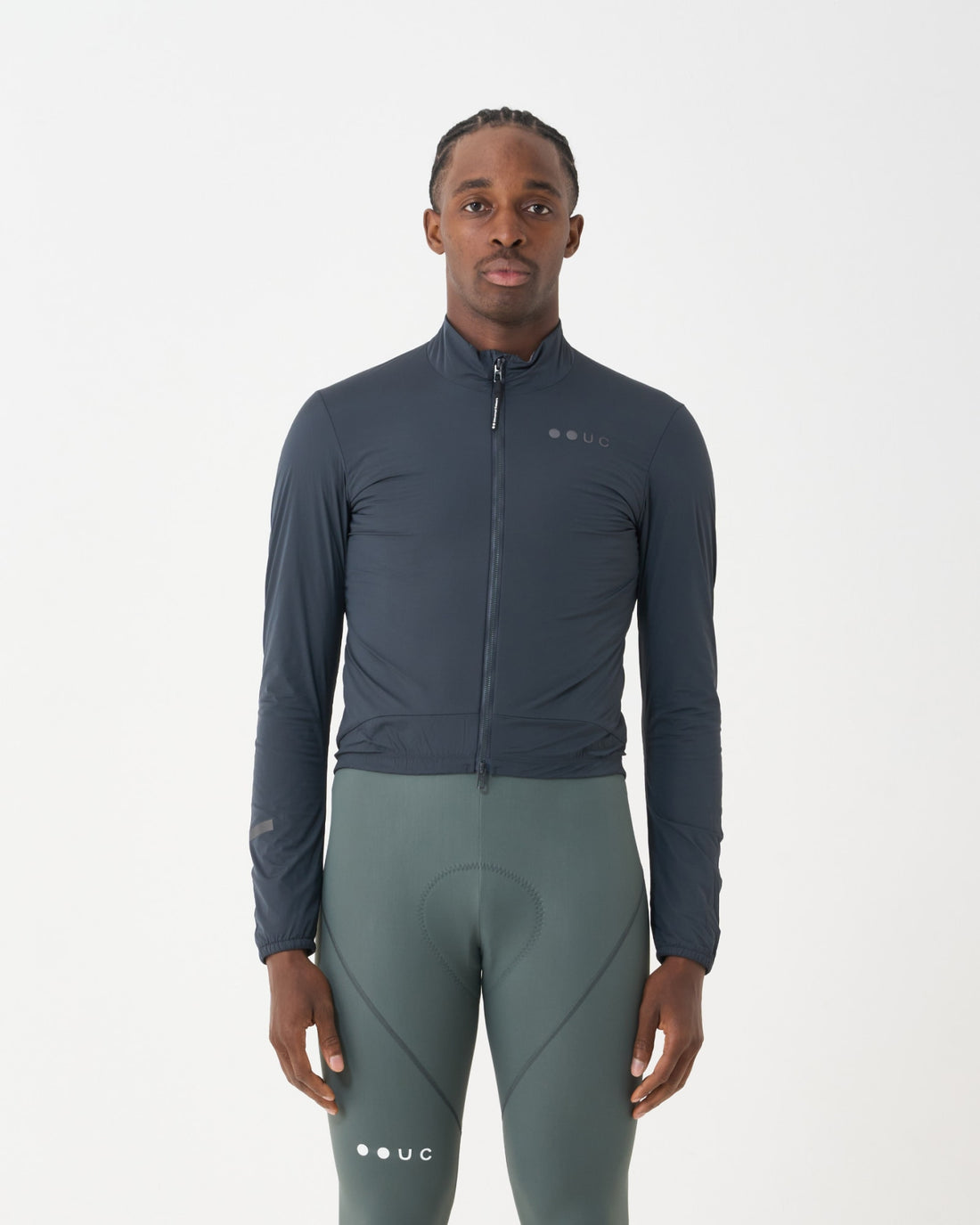 Universal Colours Mono Men's Insulated Jacket Thermo Fahrradjacke Slate Grey