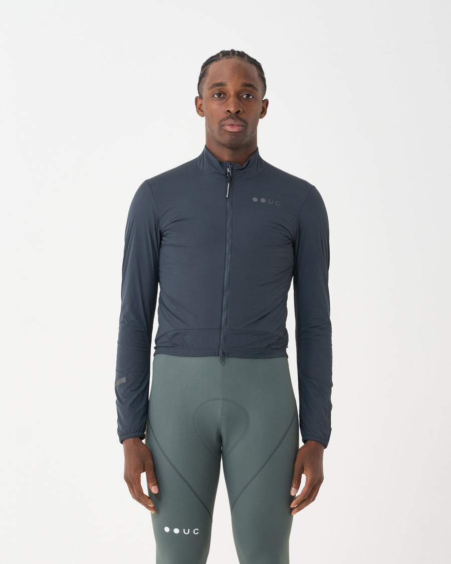 Universal Colours Mono Men's Insulated Jacket Thermo Fahrradjacke Slate Grey