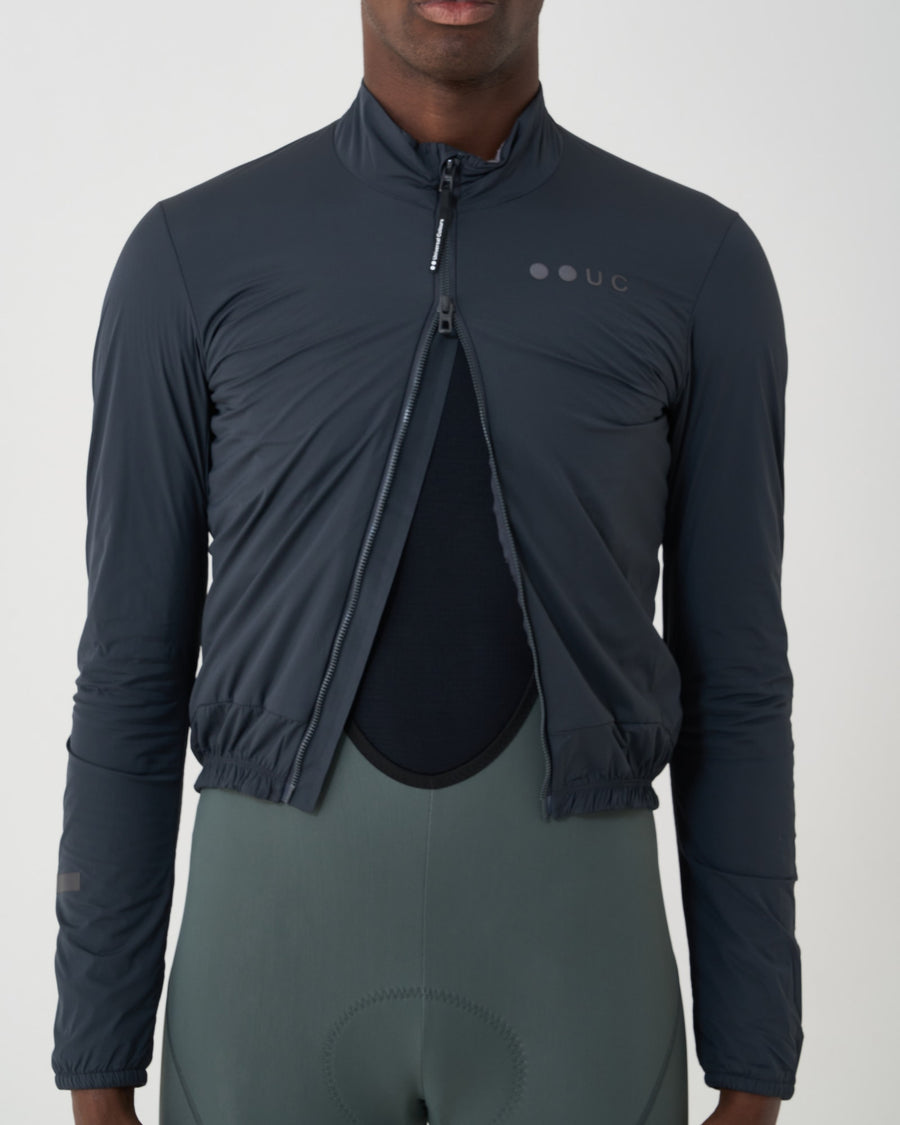 Universal Colours Mono Men's Insulated Jacket Thermo Fahrradjacke Slate Grey