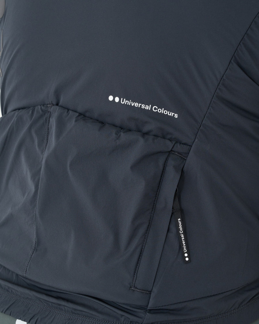 Universal Colours Mono Men's Insulated Jacket Thermo Fahrradjacke Slate Grey