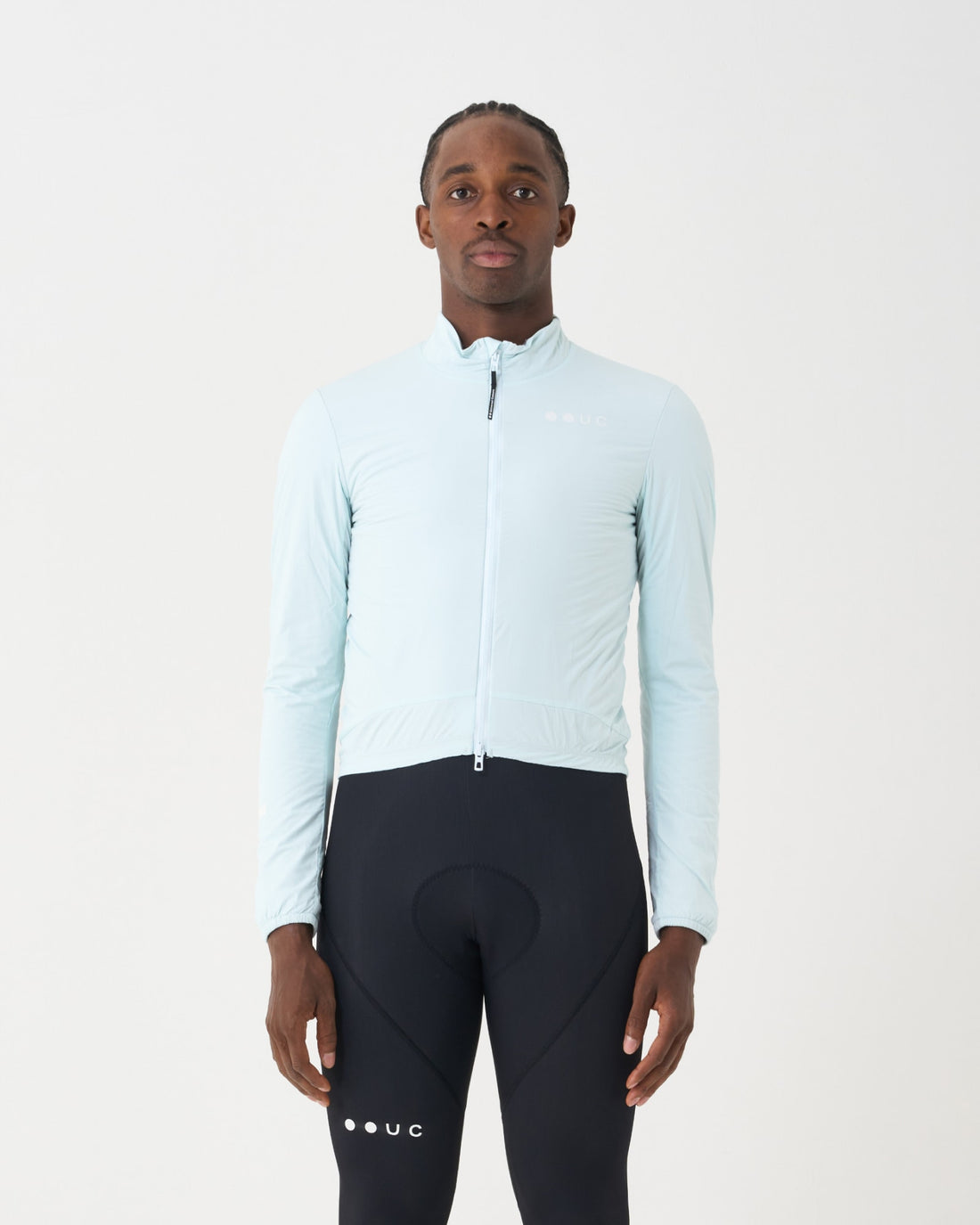 Universal Colours Mono Men's Insulated Jacket Thermo Fahrradjacke Misty Blue