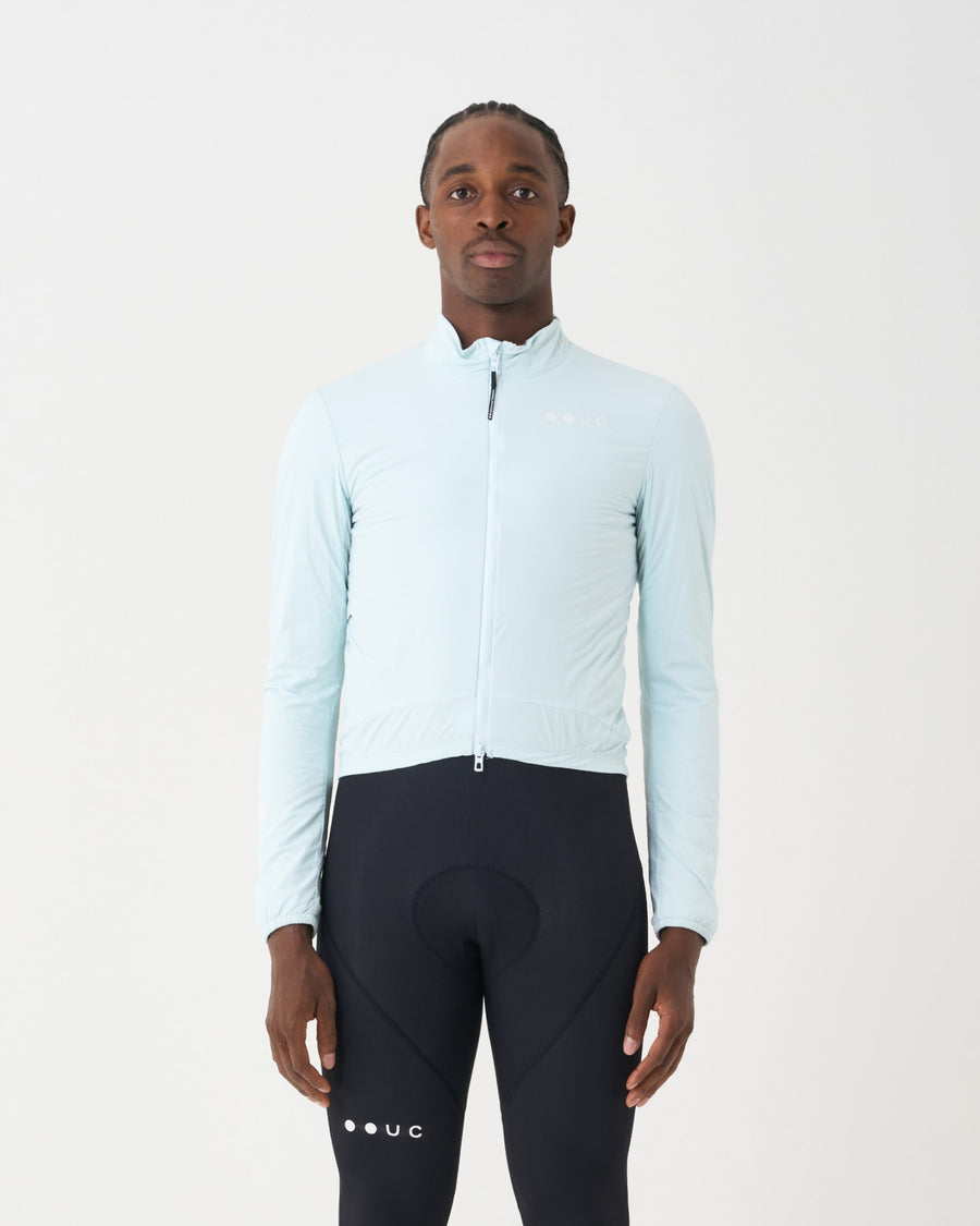 Universal Colours Mono Men's Insulated Jacket Thermo Fahrradjacke Misty Blue