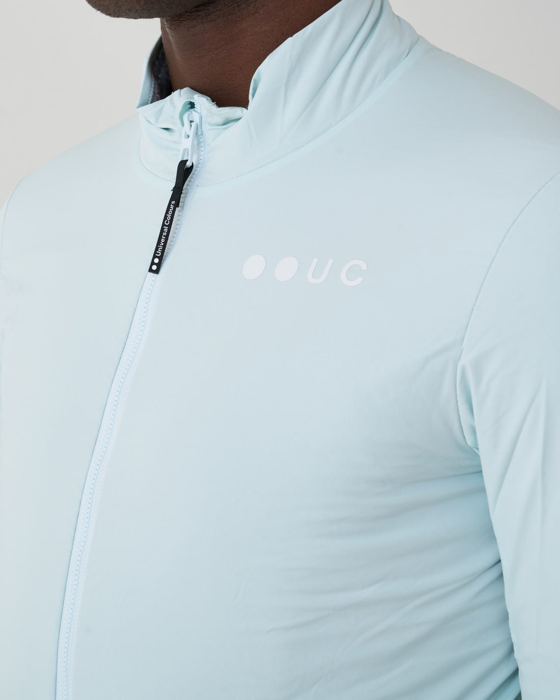 Universal Colours Mono Men's Insulated Jacket Thermo Fahrradjacke Misty Blue