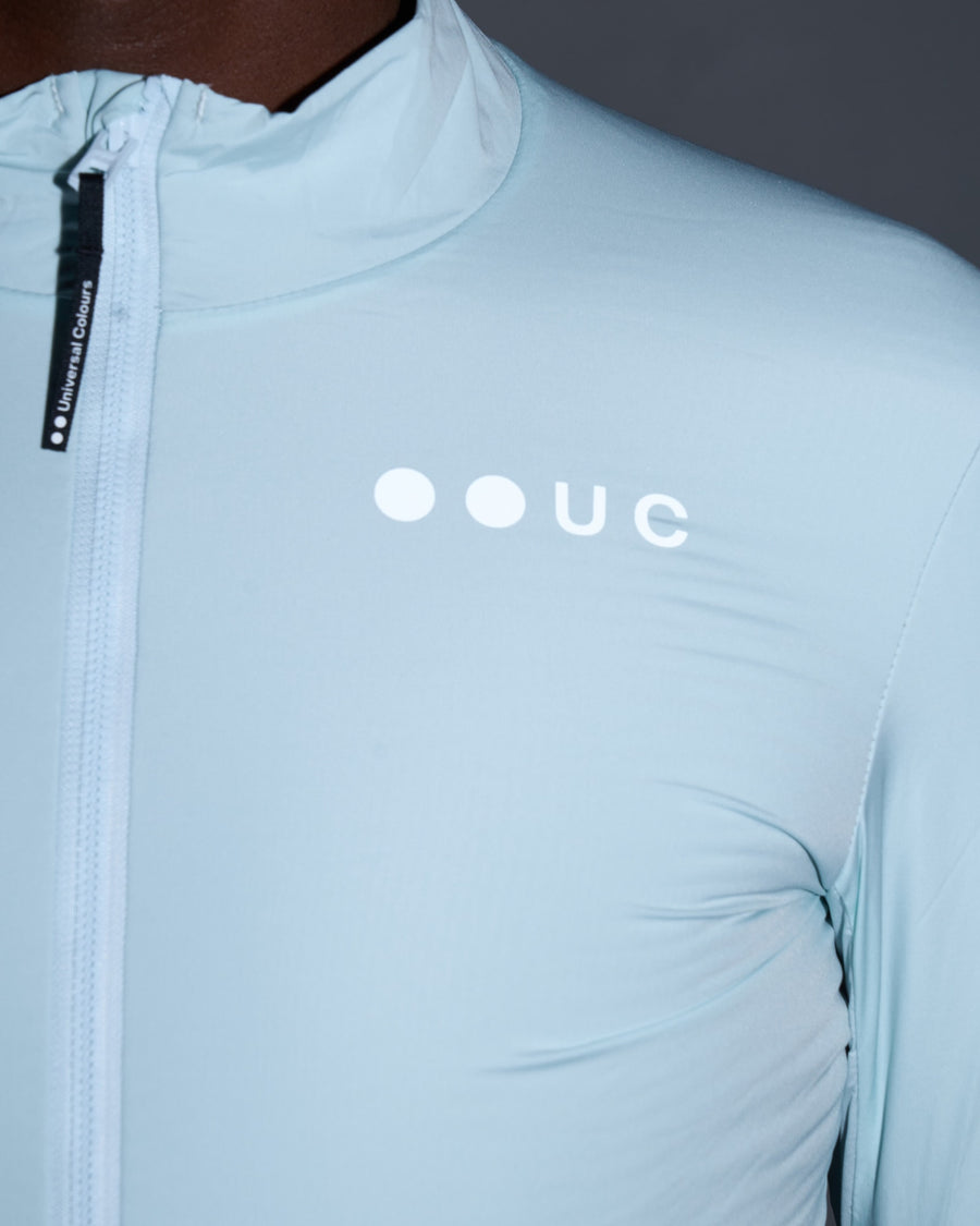 Universal Colours Mono Men's Insulated Jacket Thermo Fahrradjacke Misty Blue
