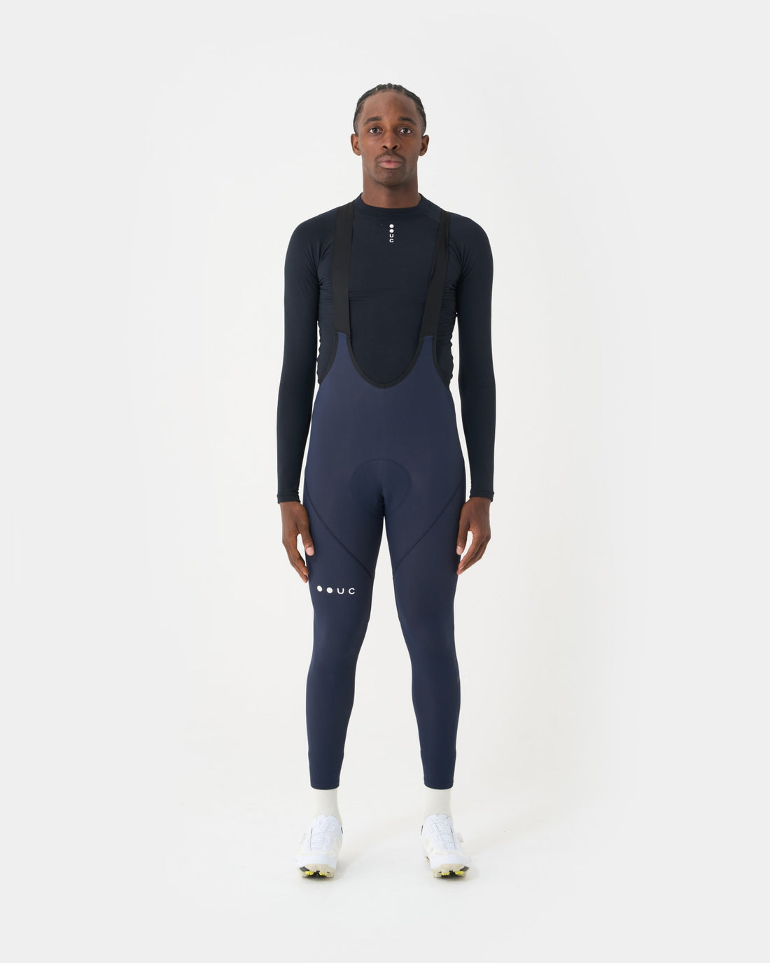 Universal Colors Mono Men's Bib Tight pantalon de vélo d'hiver Noir