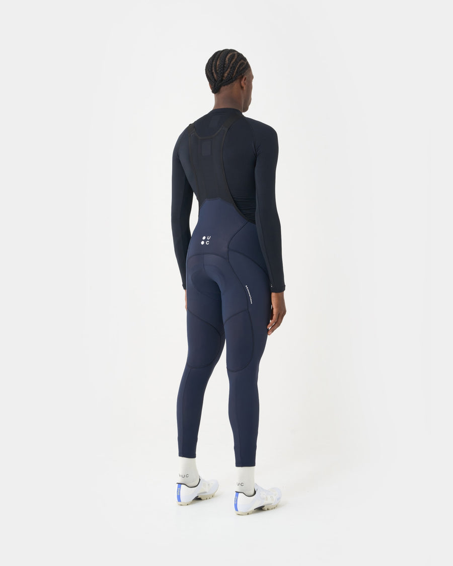 Universal Colors Mono Men's Bib Tight pantalon de vélo d'hiver Noir
