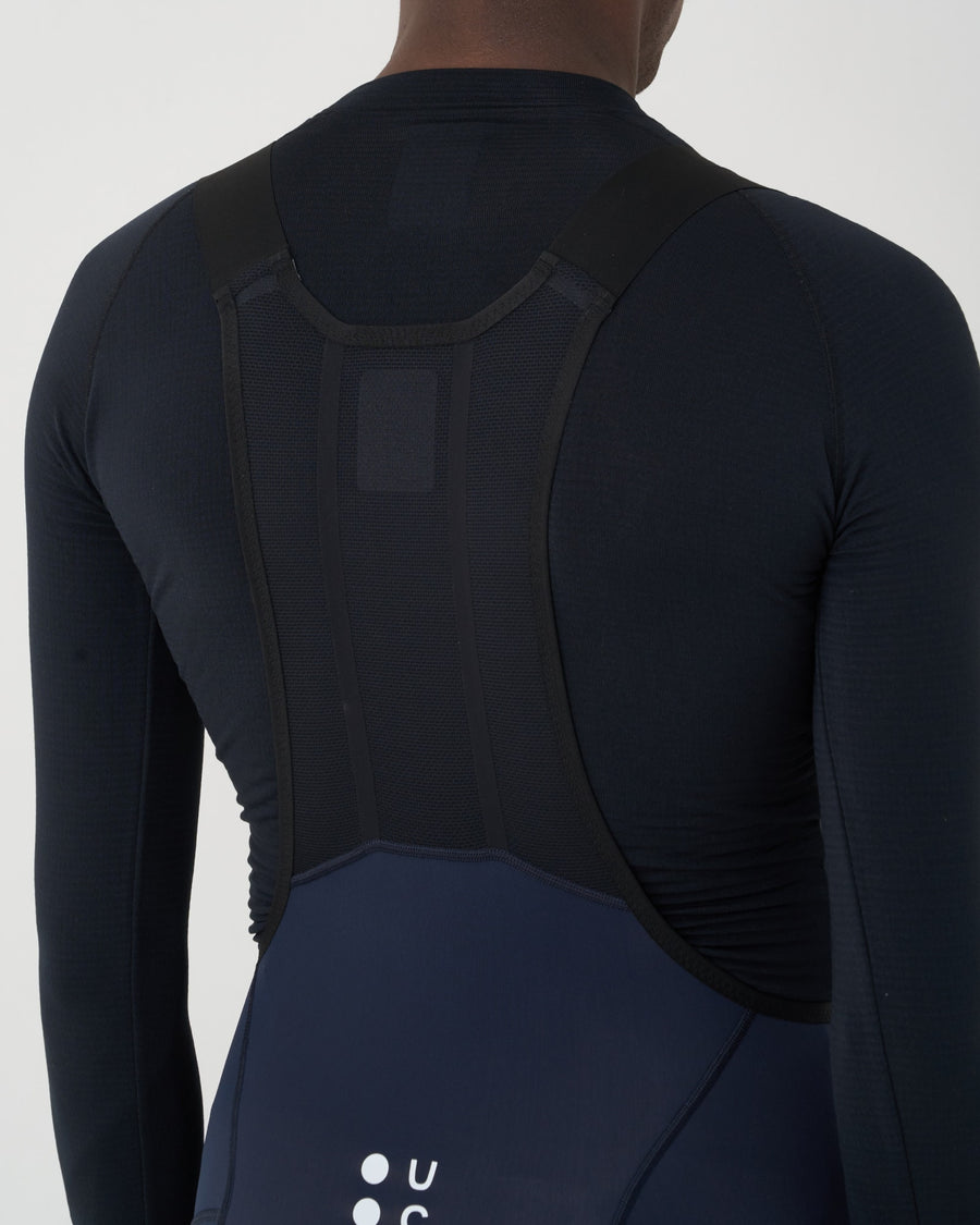 Universal Colors Mono Men's Bib Tight pantalon de vélo d'hiver Noir