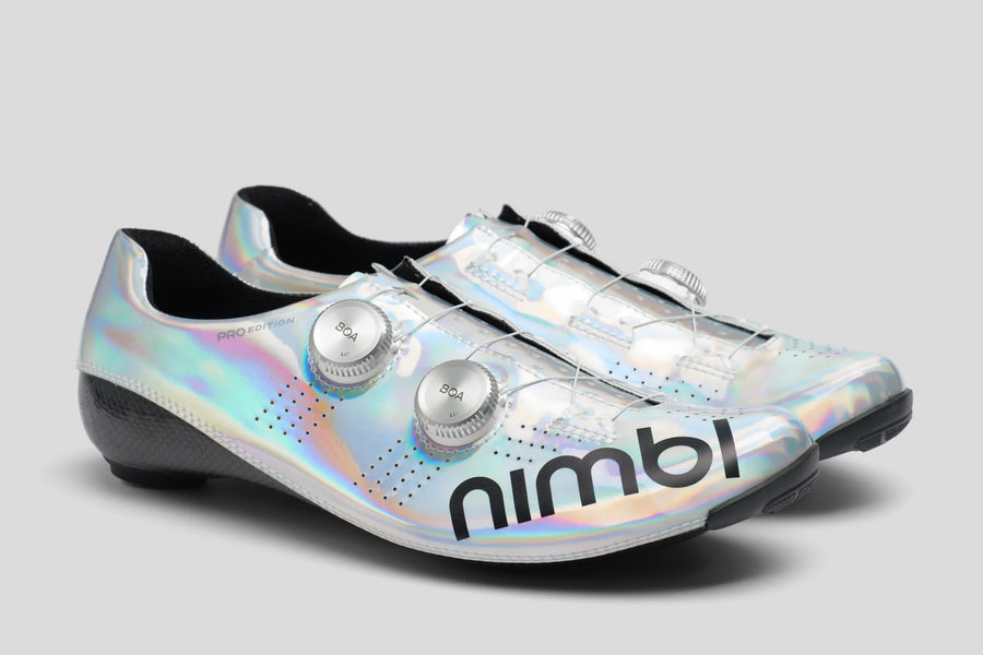 Nimb Ultimate Exceed Pro Edition Stardust Collection Shoes Rennradschuhe Silver Chrome