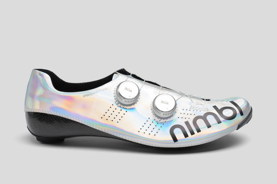 Nimb Ultimate Exceed Pro Edition Stardust Collection Shoes Rennradschuhe Silver Chrome