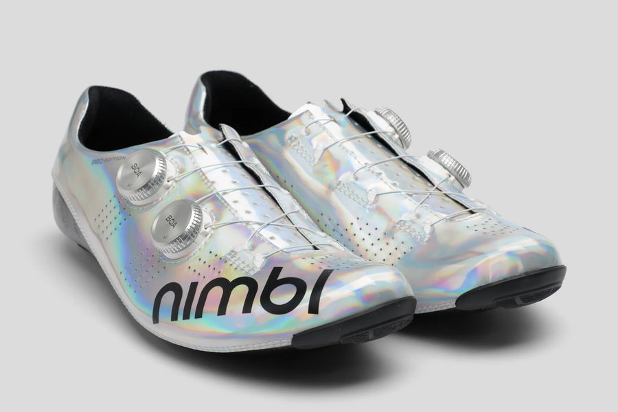 Nimb Ultimate Exceed Pro Edition Stardust Collection Shoes Rennradschuhe Silver Chrome