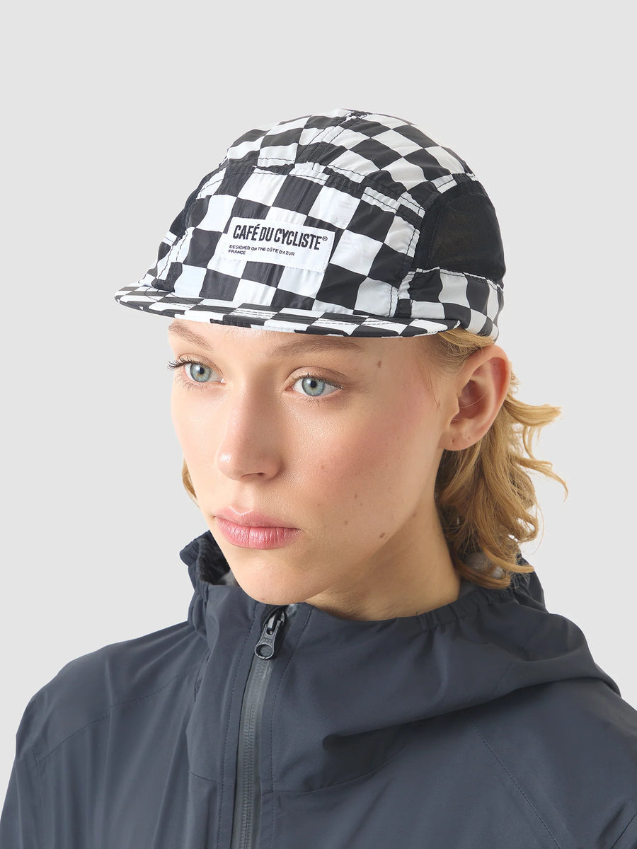 Café du Cycliste Audra Cycling Cap Radkappe Check