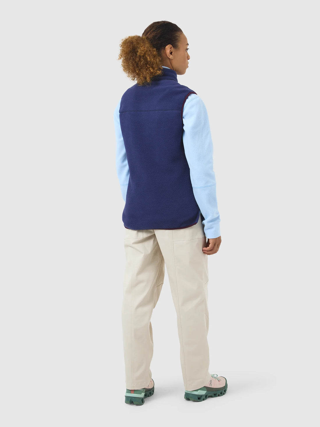 Café du Cycliste Cyrielle Unisex Fleece Gilet Navy