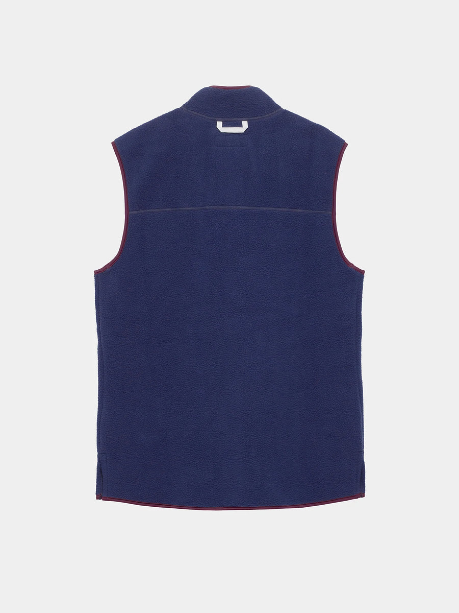 Café du Cycliste Cyrielle Unisex Fleece Gilet Navy