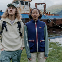 Café du Cycliste Cyrielle Unisex Fleece Gilet Navy