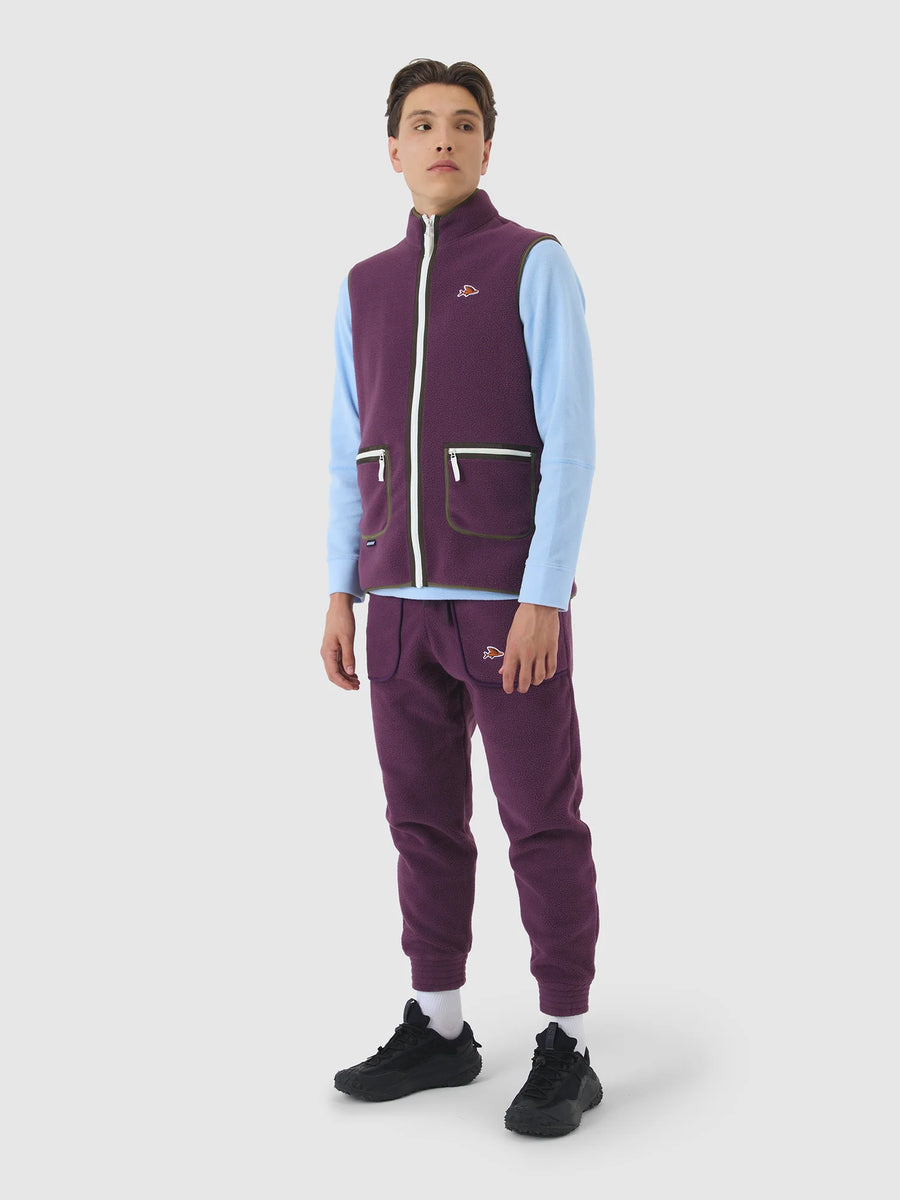 Café du Cycliste Cyrielle Unisex Fleece Gilet Quetsche