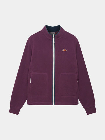 Café du Cycliste Domitille Men's Fleece Jacket Outdoorjacke Quetsche