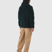 Café du Cycliste Ondine Unisex Fleece Top Dark Green