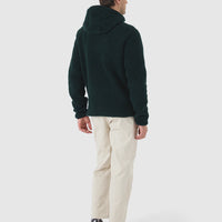 Café du Cycliste Ondine Unisex Fleece Top Dark Green