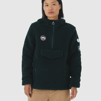 Café du Cycliste Ondine Unisex Fleece Top Dark Green