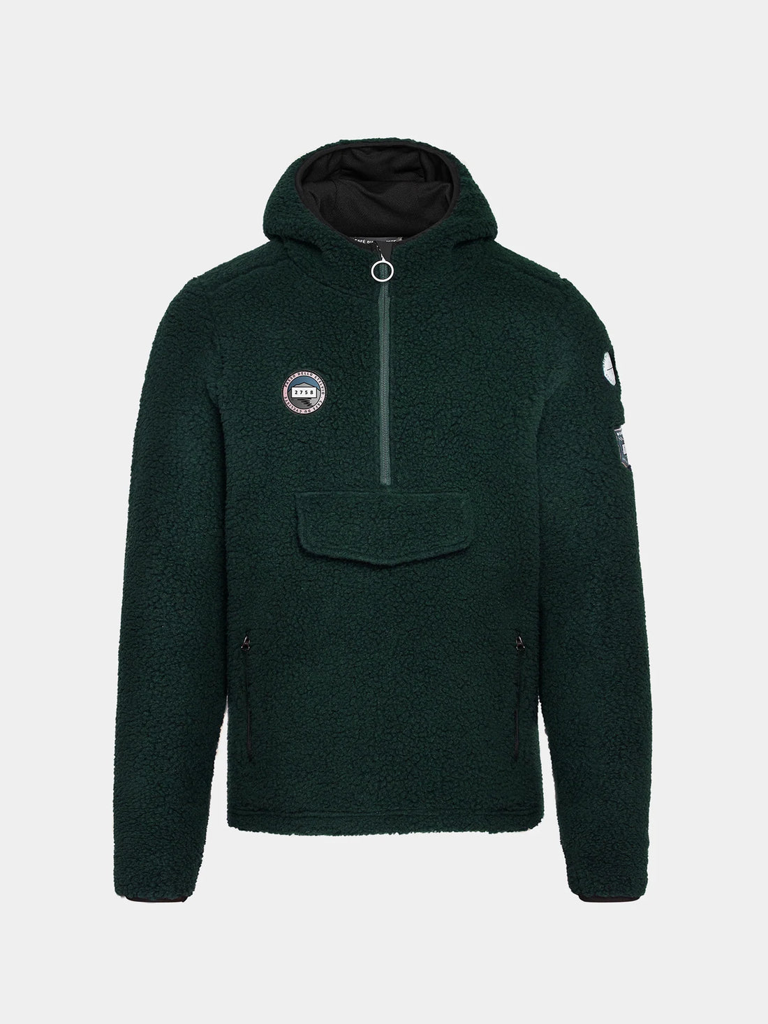 Café du Cycliste Ondine Unisex Fleece Top Dark Green