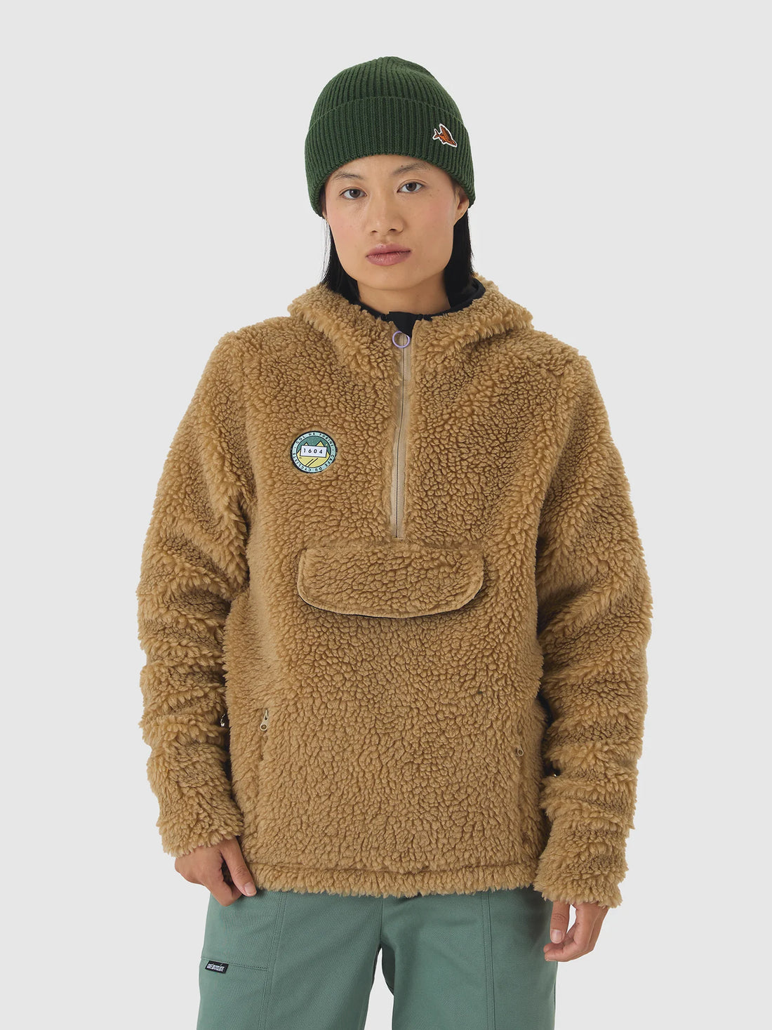 Café du Cycliste Ondine Unisex Fleece Top Sandstone