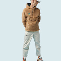 Café du Cycliste Ondine Unisex Fleece Top Sandstone