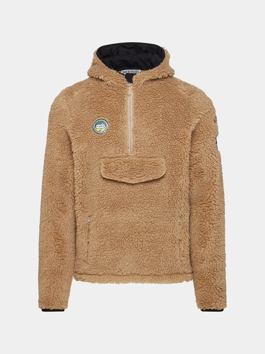 Café du Cycliste Ondine Unisex Fleece Top Sandstone